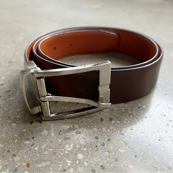 Men’s Ted Baker reversible belt brown and tan size 36 - Picture 13 of 14